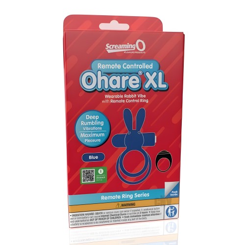 Screaming O Ohare Anillo Vibrador Control Remoto XL Azul