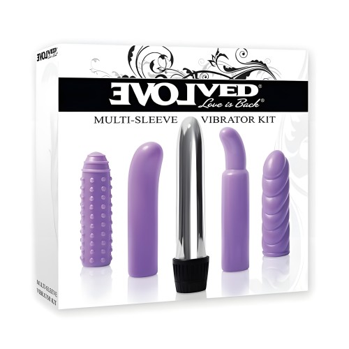 Kit de Vibrador Multi Sleeve Evolved - Morado