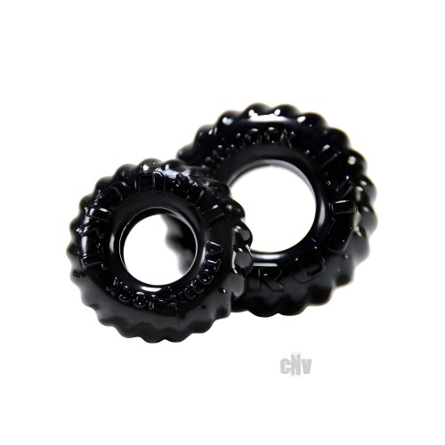 Oxballs TruckT Cock & Ball Ring - Black Pack of 2