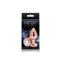 Rear Assets Rose Gold Medium Butt Plug