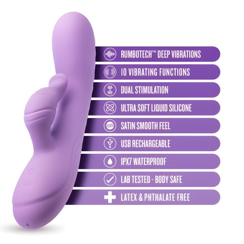 Blush Evelyn Purple - Powerful Rabbit Vibrator