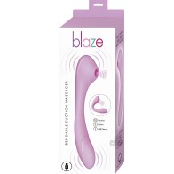 Blaze Bendable Suction Massager Lavender