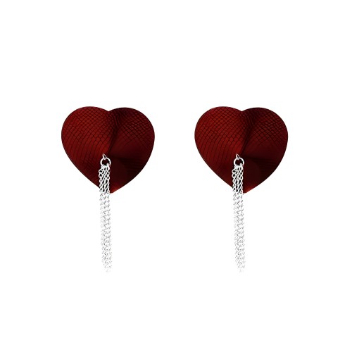 Nipplicious Dominatrix Leather Collar & Pasties for Erotic Fun