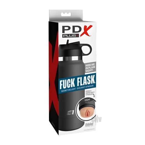 Pdx Plus Fuck Flask Secret Delight Stroker - Light/Grey