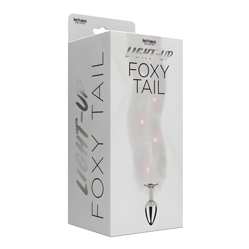 Plug Anal Foxy Tail - Blanco