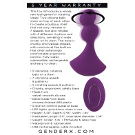 Gender X Ball Game Rotating Silicone Vibrator