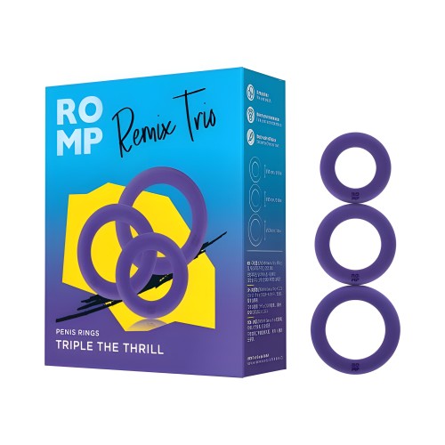 Romp Remix Trio - Silicone Cock Rings