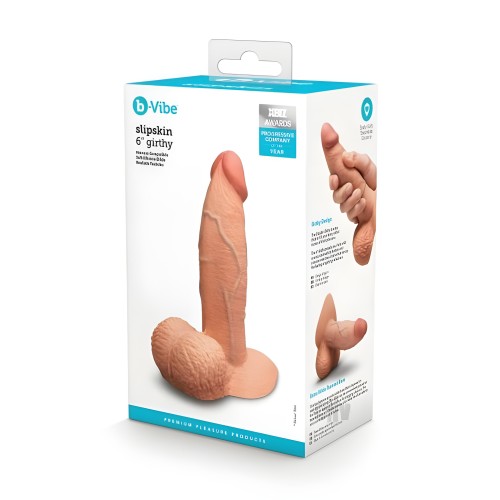 B-vibe Slipskin Dildo Girthy 6