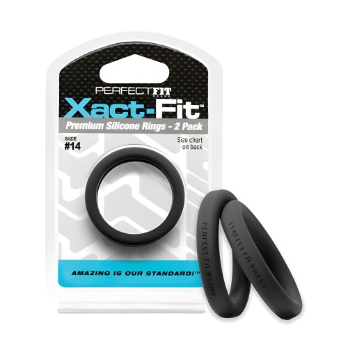 Perfect Fit Xact Fit #14 - Black, Pack of 2
