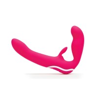 Happy Rabbit Strapless Strap On - Intimate Vibrating Pleasure