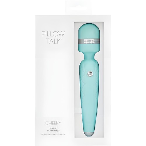 Pillow Talk Cheeky Massager Wand Teal