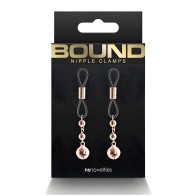 Bound Nipple Clamps D1 Rose Gold