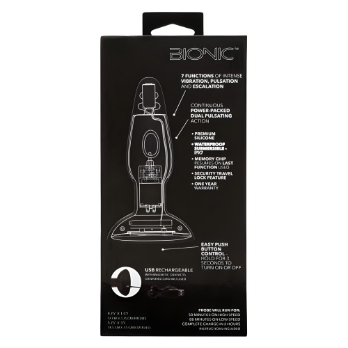 Bionic Dual Pulsating Probe - Purple