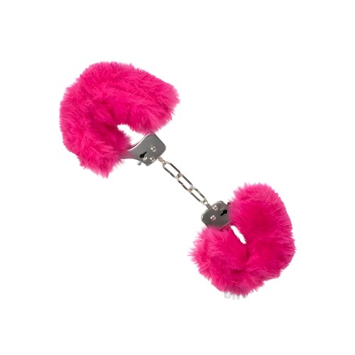 Ultra Fluffy Furry Cuffs - Pink