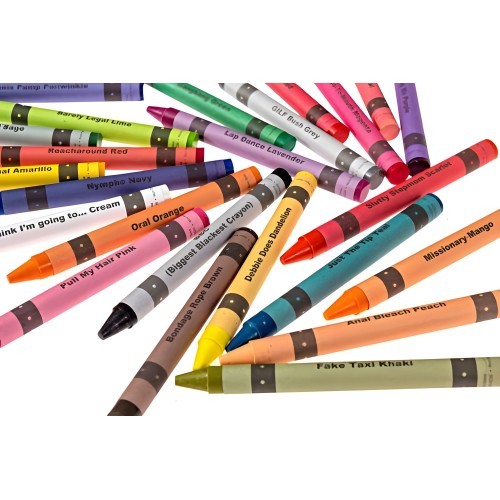 Wood Rocket Offensive Crayons