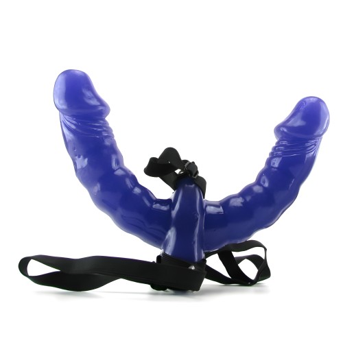 Fetish Fantasy Doble Placer Strap On Morado