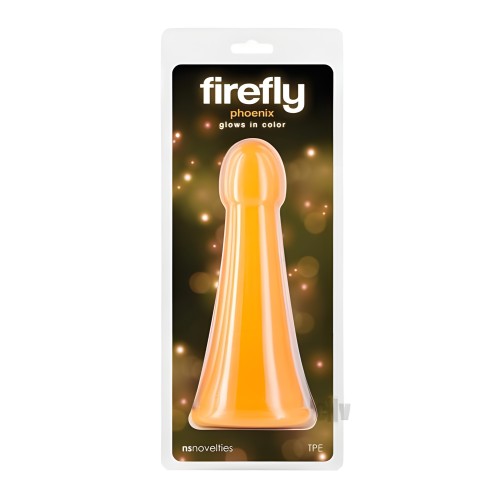 Firefly Phoenix Glow-in-the-dark Dildo - Orange