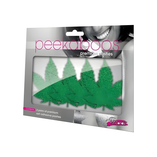 Peekaboos Mary Jane Pasties - Green