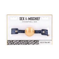 Cougar Ball Gag for Intimate Play