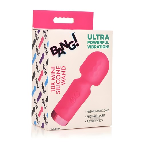 Bang 10x Mini Wand de Silicona - Rosa