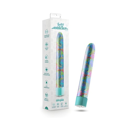 Limited Addiction Floradelic Rechargeable 7 In. Vibrator Purple - Ultimate Pleasure