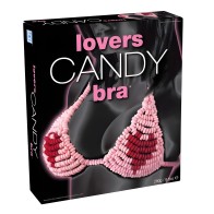 Lover's Candy Bra - Heart Red, Pink - One Size