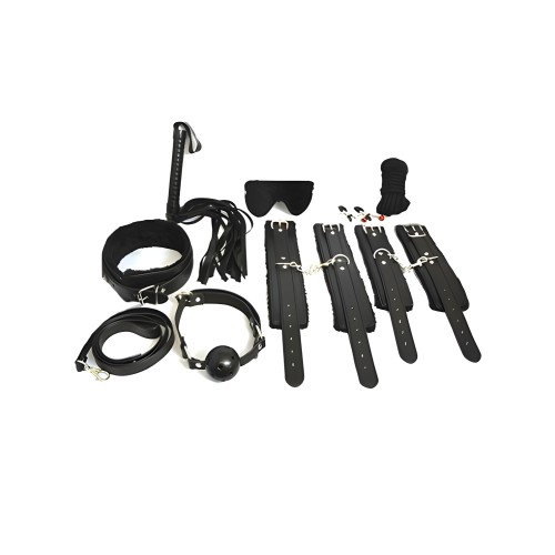 Everything Bondage 12 Piece Kit - Black
