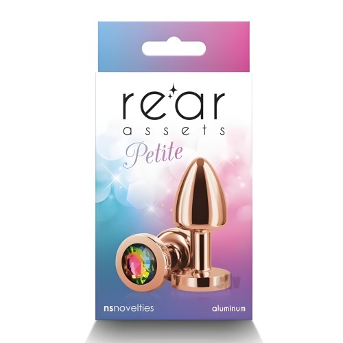 Rear Assets Petite Metal Anal Plug - Rose Gold