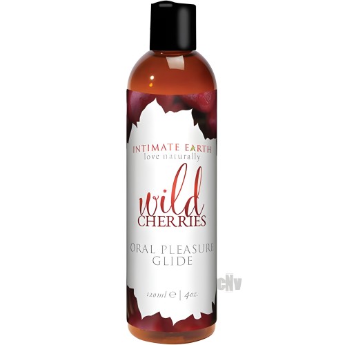 Intimate Earth Wild Cherries Flavored Glide 120ml.