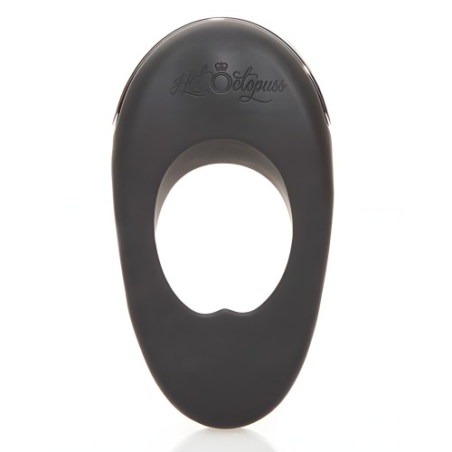 Hot Octopuss Atom Plus Black Vibrating Cock Ring