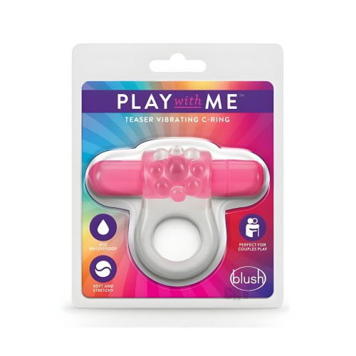 Play With Me Teaser Vibrating C-ring Pink - Enhance Pleasure