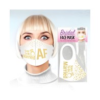 Soon To Be Married Af Glitter Mask