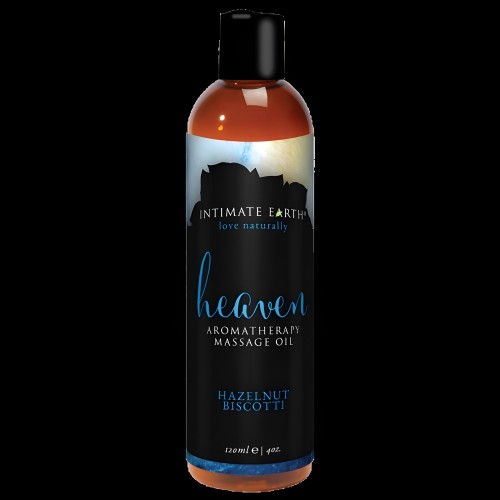 Intimate Earth Massage Oil - Hazelnut Biscotti 4oz