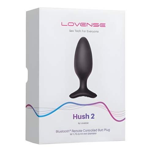 Lovense Hush 2 - 1.75" Butt Plug - Black