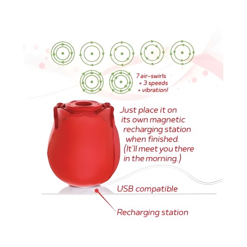 Rosa Salvaje Clásica | Estimulador de Silicona Suave