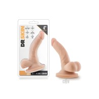 Dr Skin 4 inches Mini Cock Vanilla Beige Dildo