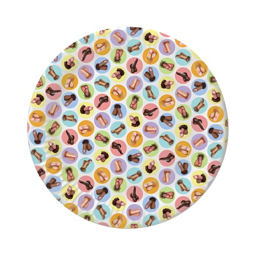 Mini Penis Plates Pack of 8