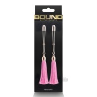 Pink Bound Nipple Clamps - T1