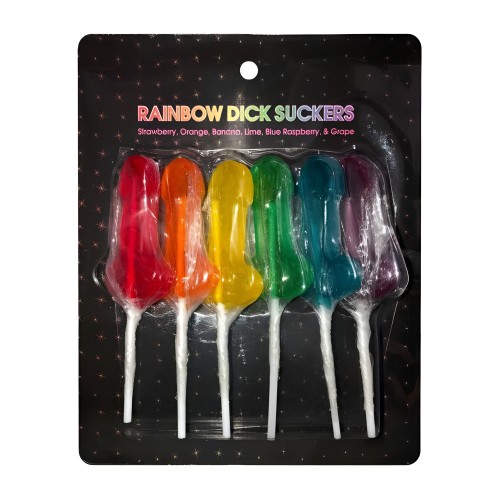 Rainbow Dick Suckers - Fun Flavors