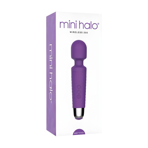 Mini Halo Wireless Wand 20x Silicone Amethyst