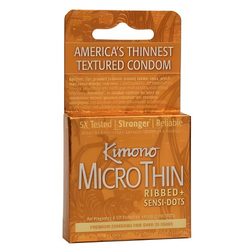 Condones de Látex Kimono Sensation Paquete de 3