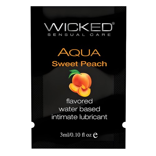 Wicked Aqua Sweet Peach Flavored Lubricant