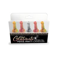 Glitterati Party Candle - Elegant Celebration