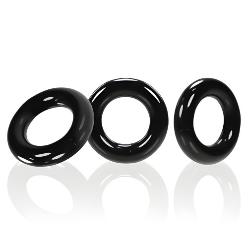 Oxballs Willy Rings - Black 3 Pack