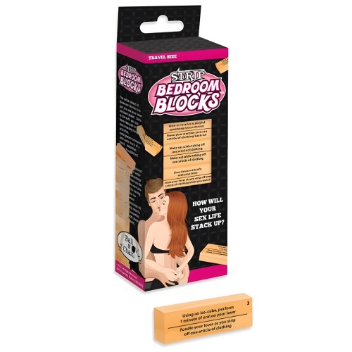 Strip Bedroom Blocks Game Travel Size