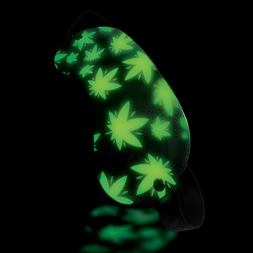 Stoner Vibes Glow In The Dark Blindfold