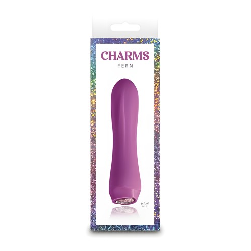 Charms Fern Vibrator - Purple