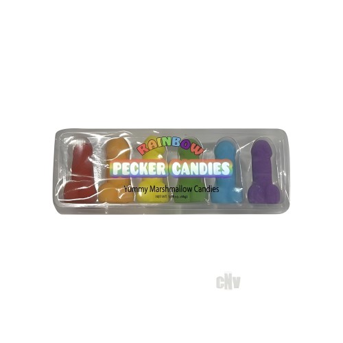 Rainbow Penis Marshmallow Candies