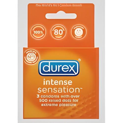 Durex Intense Sensation Extra Large Condoms - Dots 3 Pack