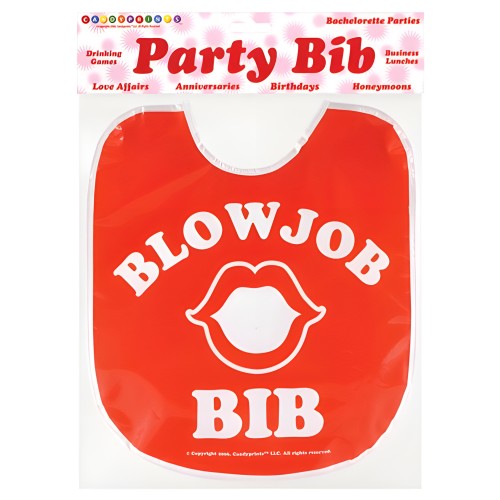 Blow Job Party Bib Red O/S